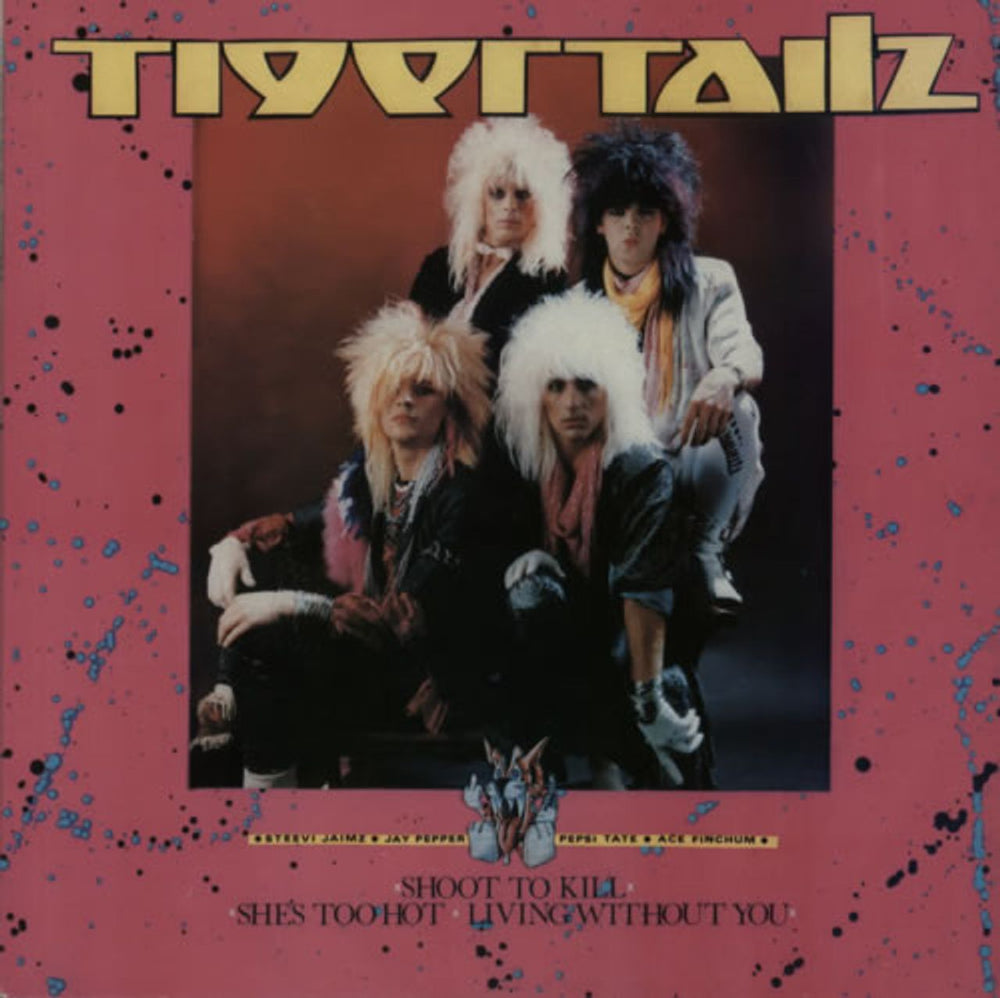 Tigertailz Shoot To Kill UK 12" vinyl single (12 inch record / Maxi-single) TAILZ01