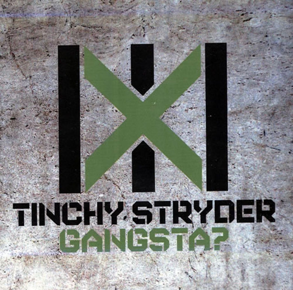 Tinchy Stryder Gangsta? UK Promo CD-R acetate TINCHCD1