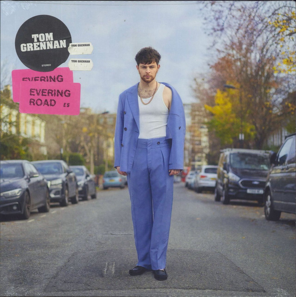 Tom Grennan Evering Road - Blue Vinyl - Sealed UK vinyl LP album (LP record) 19439825871