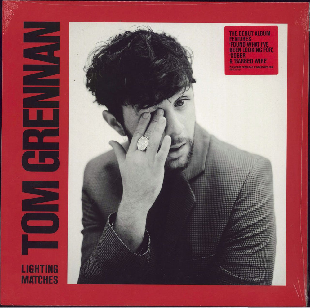 Tom Grennan Lighting Matches - Red Vinyl + Shrink UK vinyl LP album (LP record) 88985491761