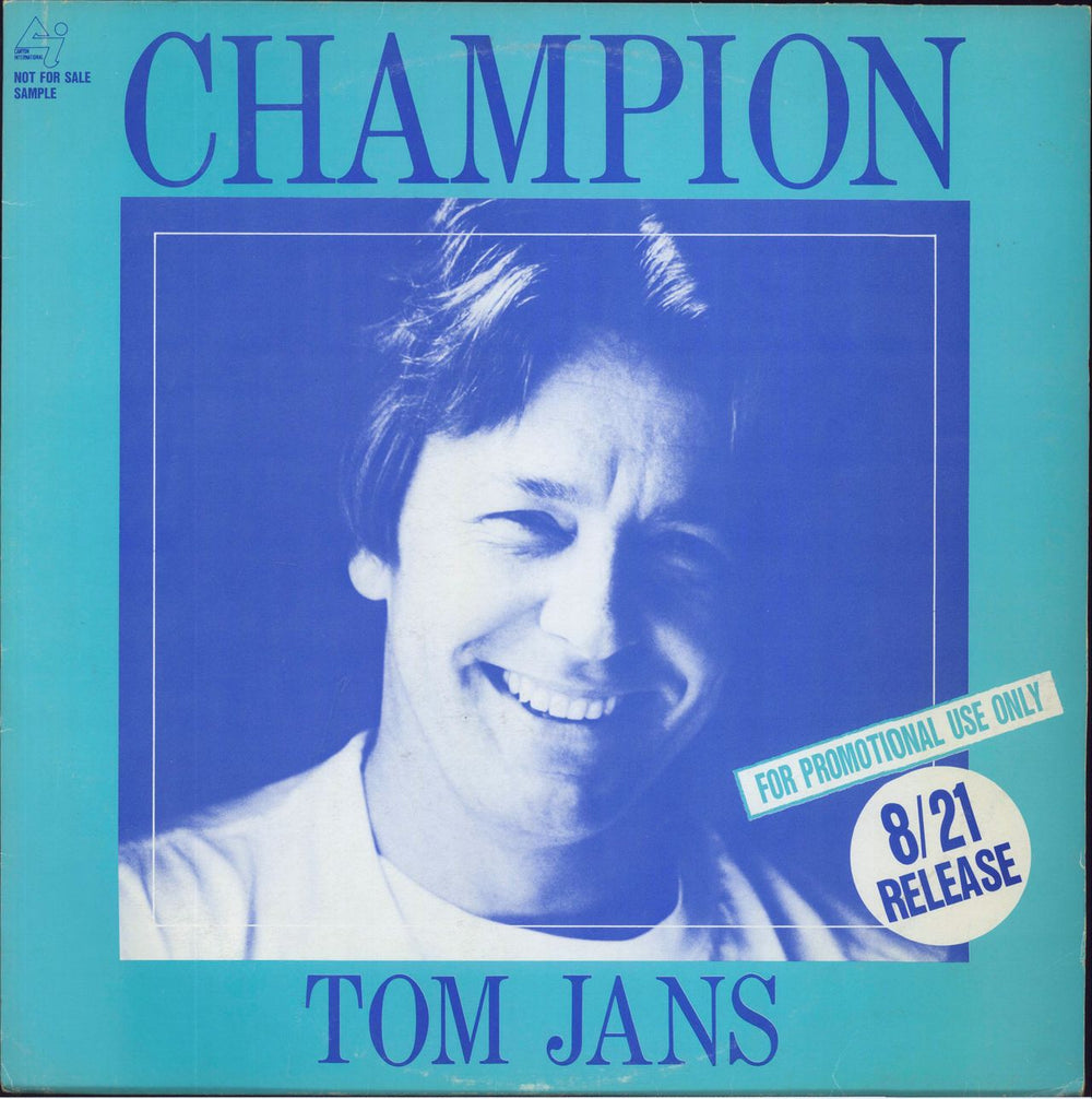 Tom Jans Champion Japanese Promo vinyl LP album (LP record) C25Y0025