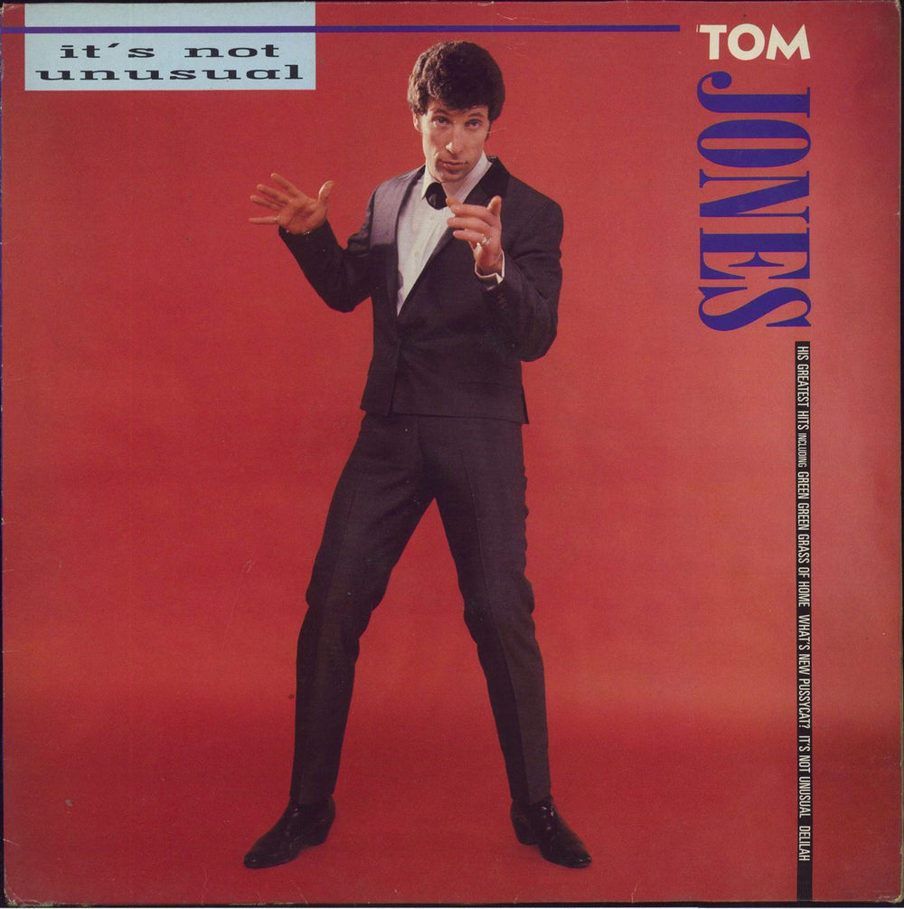 Tom Jones It's Not Unusual UK Promo vinyl LP album (LP record) TOM2