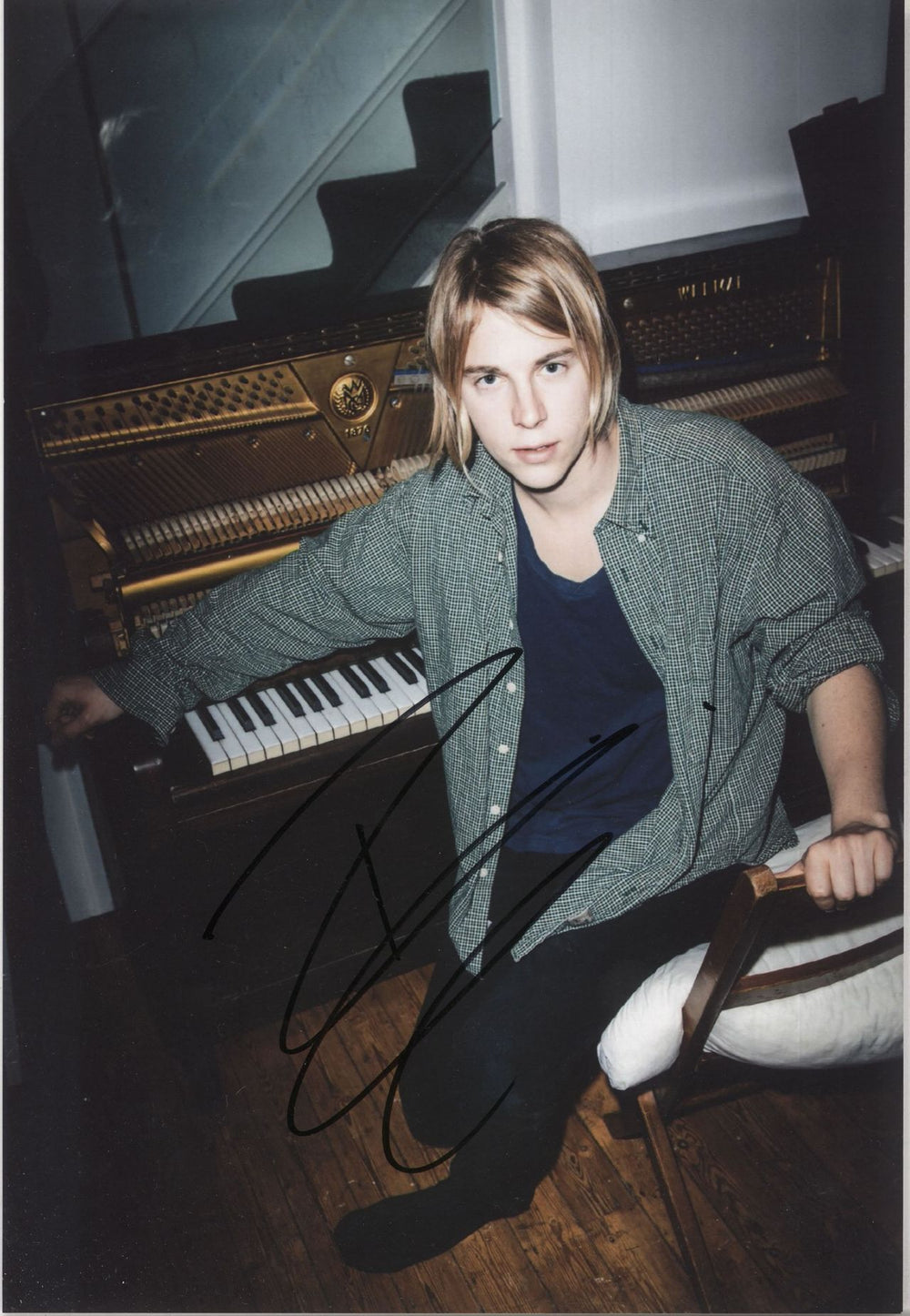 Tom Odell Autographed Photograph UK photograph SIGNED PHOTO