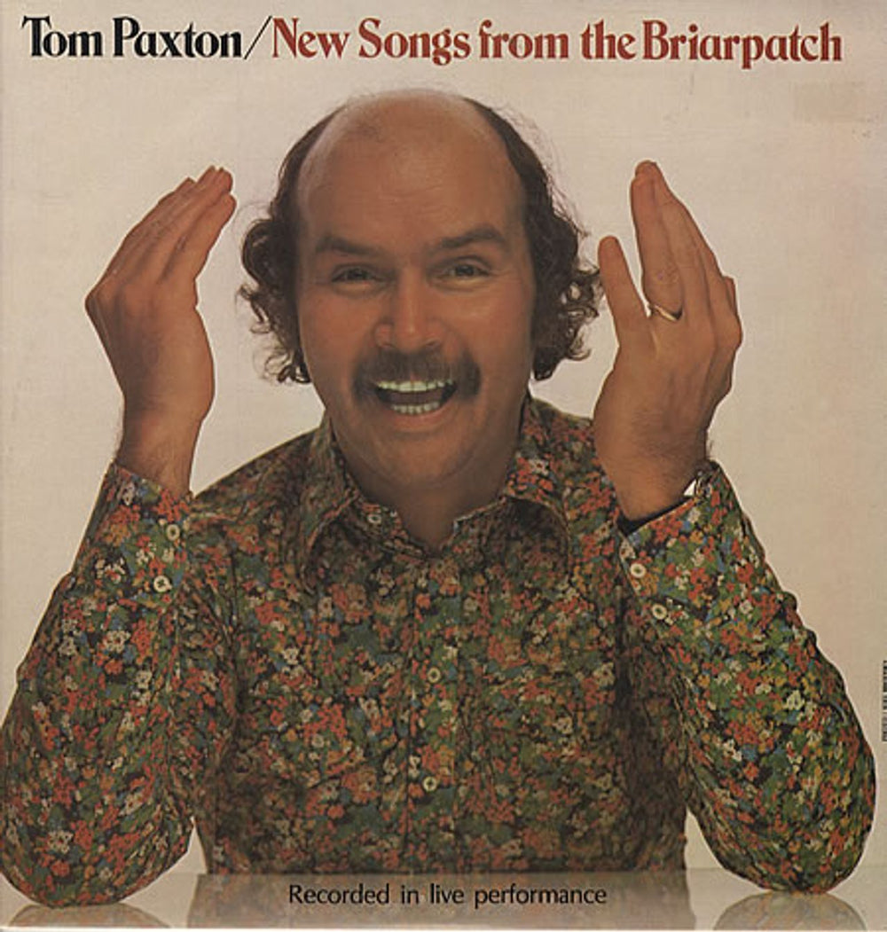 Tom Paxton New Songs From The Briarpatch UK vinyl LP album (LP record) MAMS1005