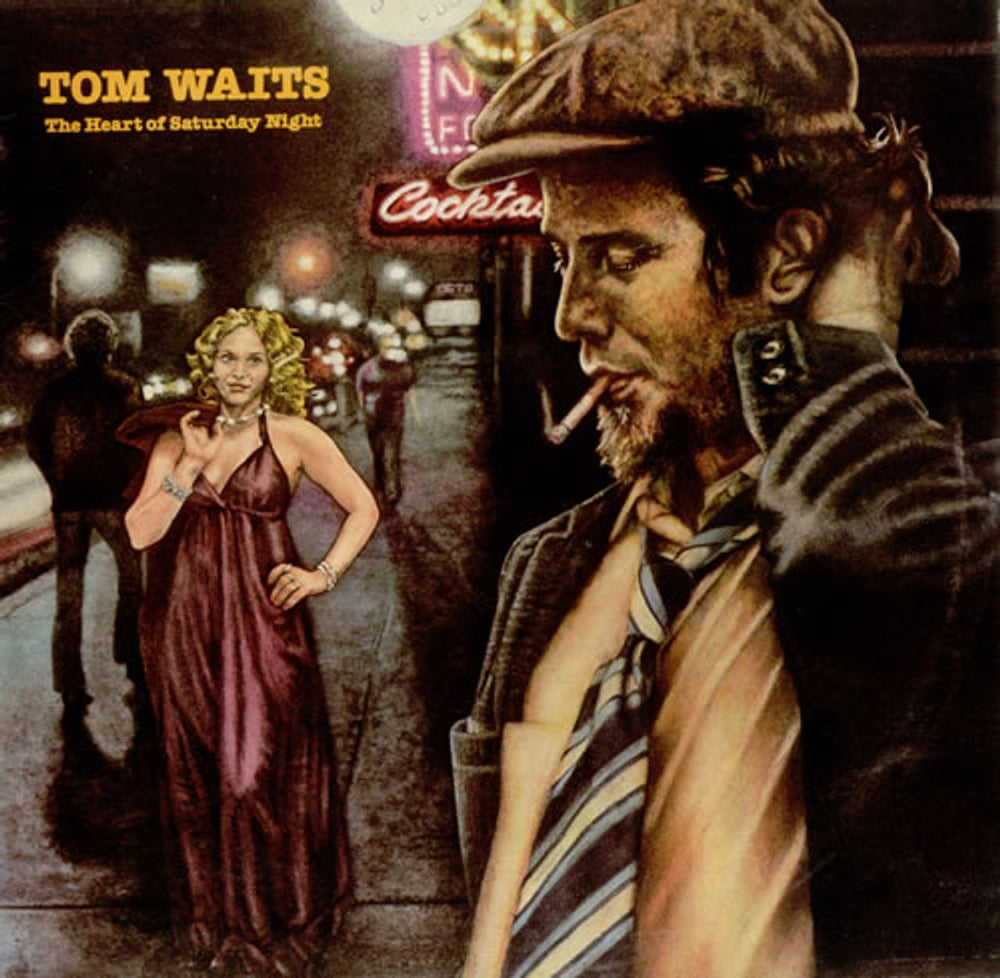 Tom Waits The Heart Of Saturday Night UK vinyl LP album (LP record) K53035