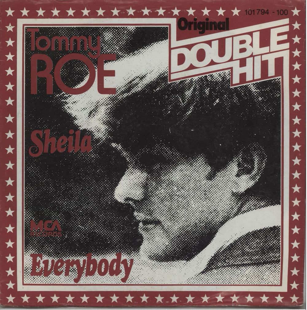 Tommy Roe Sheila / Everybody German 7" vinyl single (7 inch record / 45) 101794-100