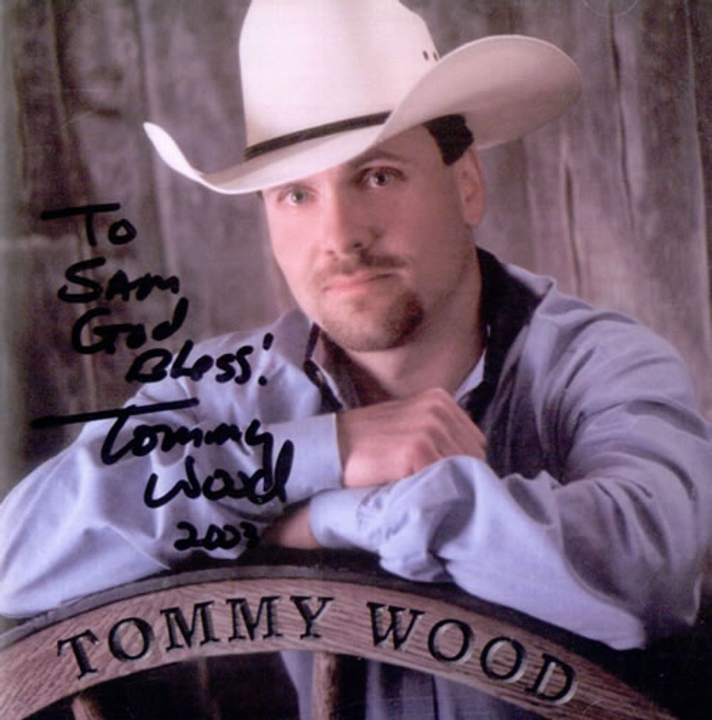 Tommy Wood Tommy Wood - Autographed US CD album (CDLP) TW5672