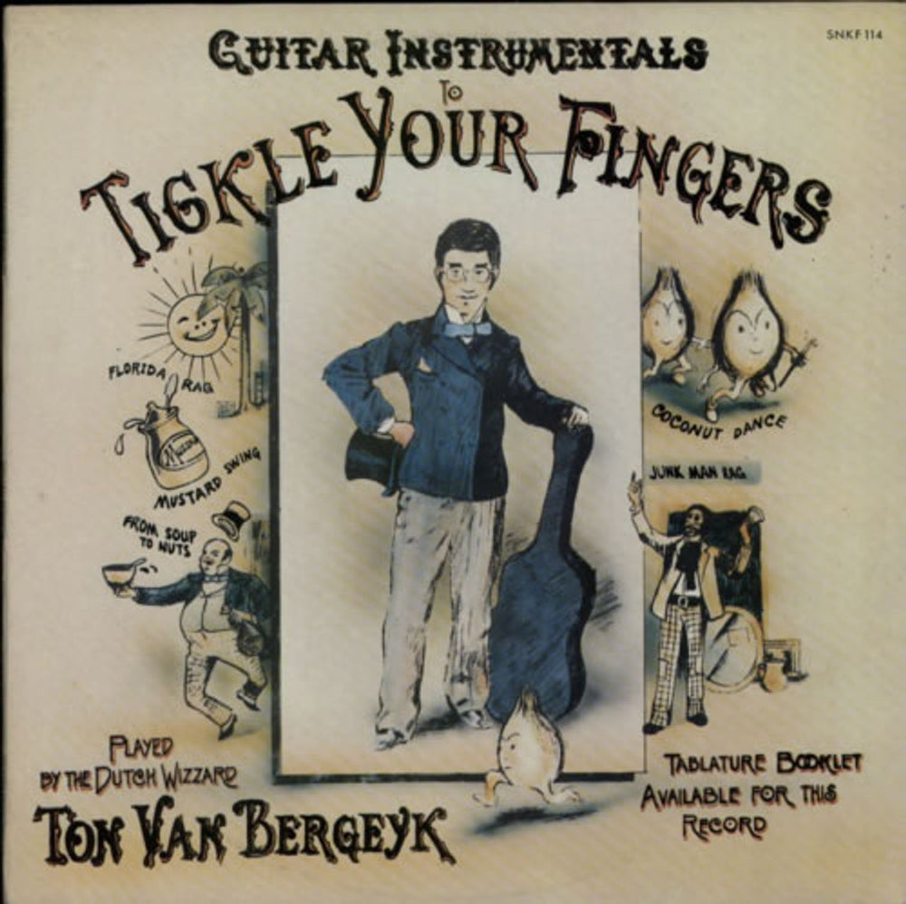 Ton Van Bergeyk Guitar Instrumentals To Tickle Your Fingers UK vinyl LP album (LP record) SNKF114