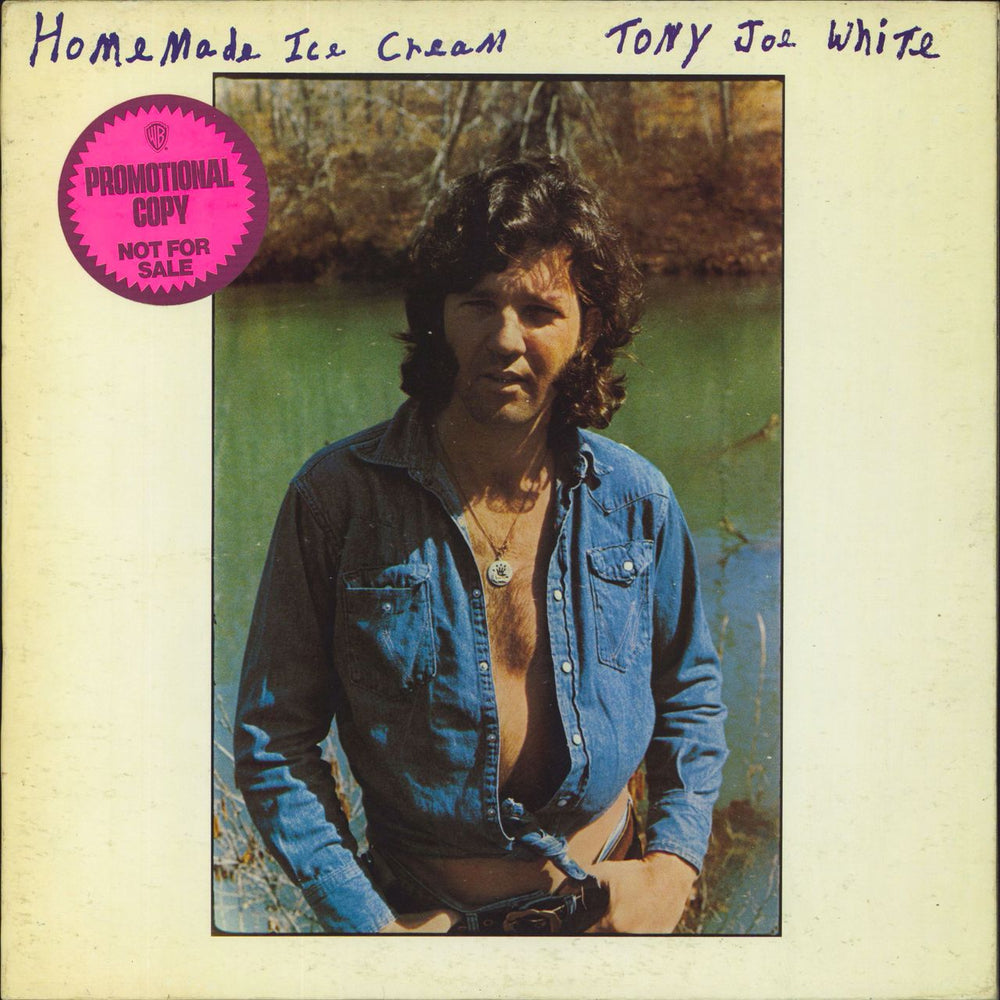 Tony Joe White Home Made Ice Cream - Promo US Promo vinyl LP album (LP record) BS2708