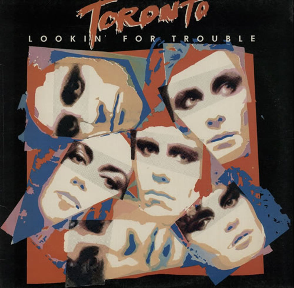 Toronto Lookin' For Trouble - Gold Promo Stamped UK vinyl LP album (LP record) AMLH64821