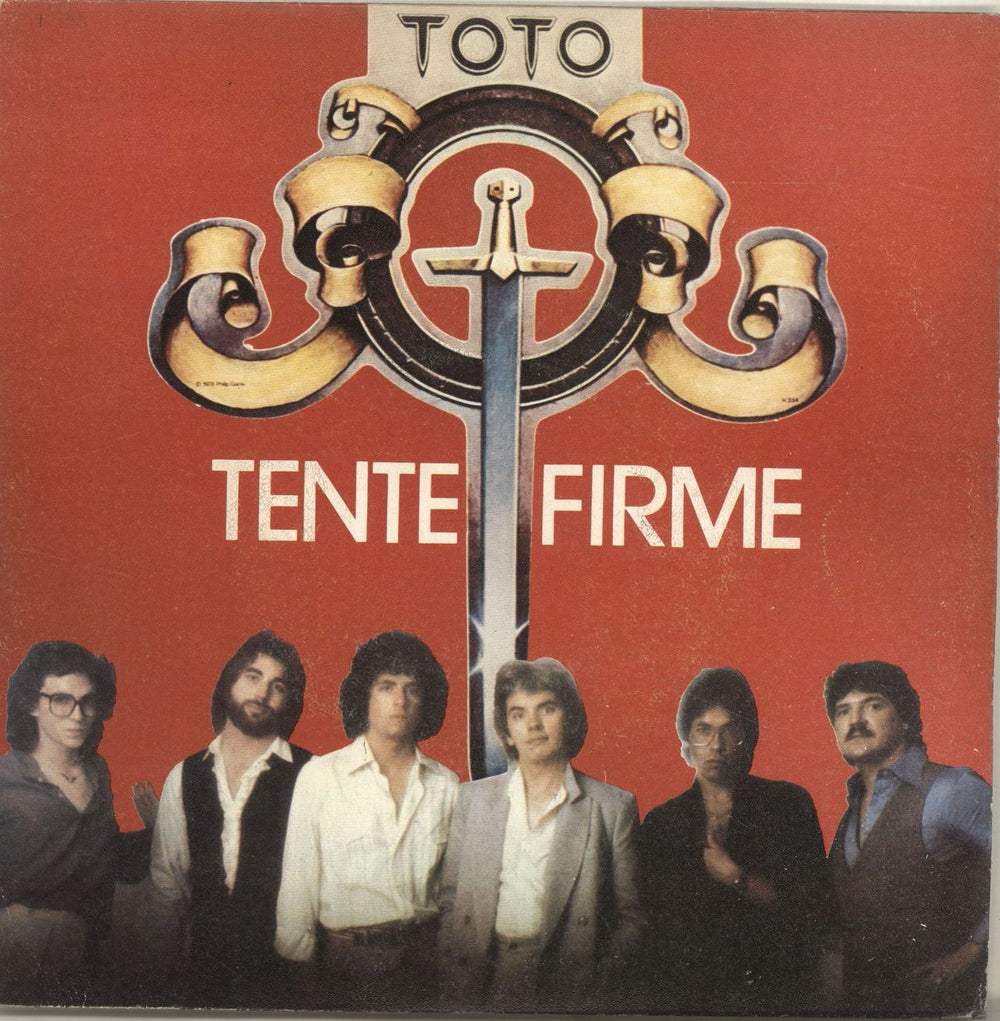 Toto Tente Firme Spanish 7" vinyl single (7 inch record / 45) CBSS6784