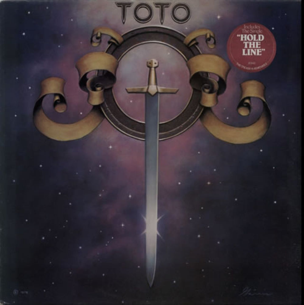 Toto Toto - Promo stamped UK vinyl LP album (LP record) 83148