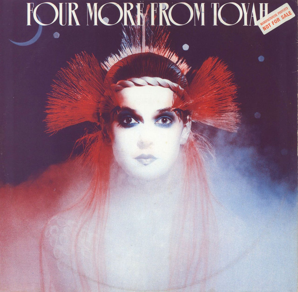 Toyah Four More From Toyah - Promo Stickered Sleeve German Promo 12" vinyl single (12 inch record / Maxi-single) 0930048