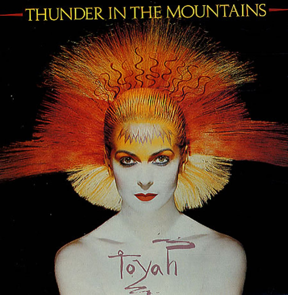 Toyah Thunder In The Mountains UK 7" vinyl single (7 inch record / 45) SAFE38