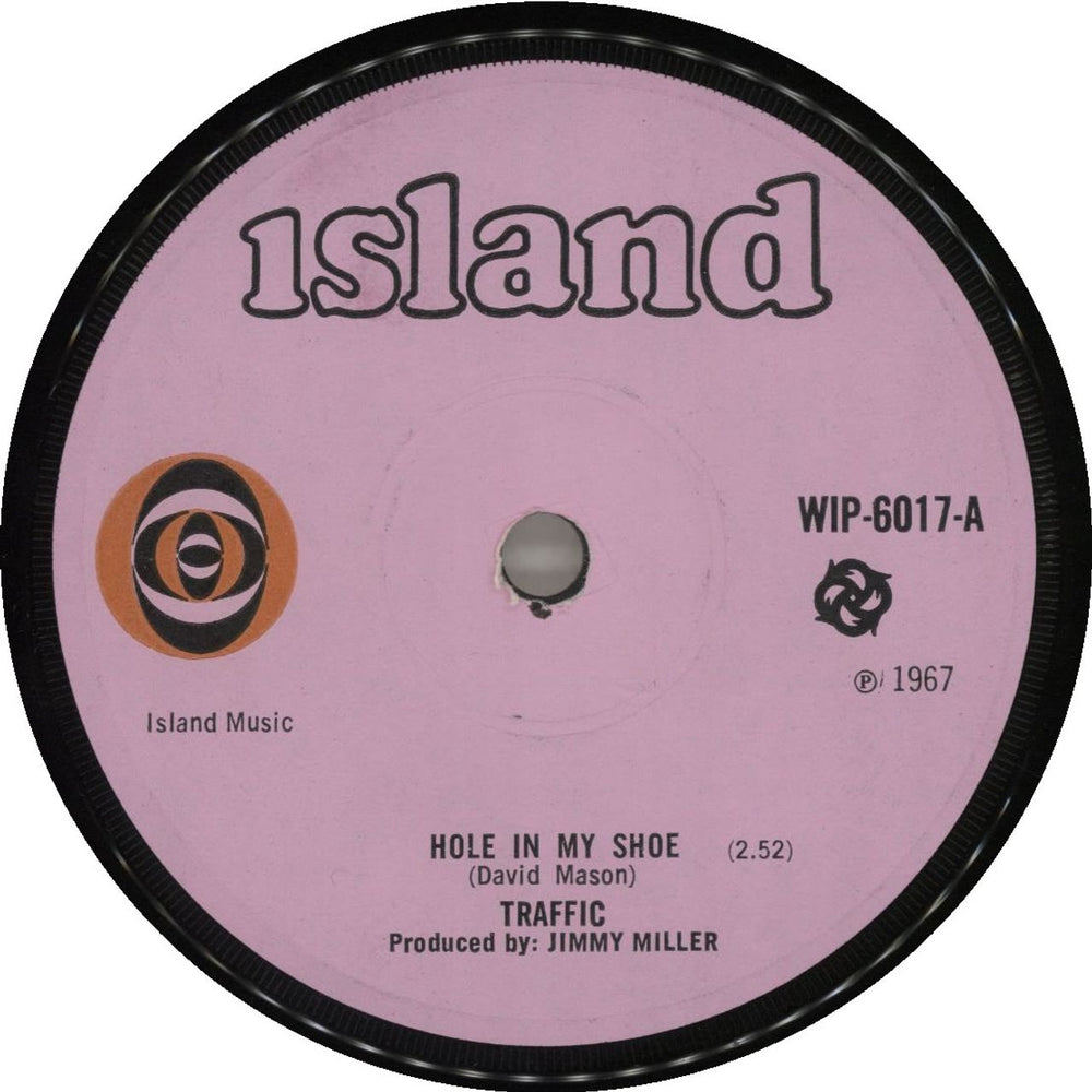 Traffic Hole In My Shoe - P/S UK 7" vinyl single (7 inch record / 45)