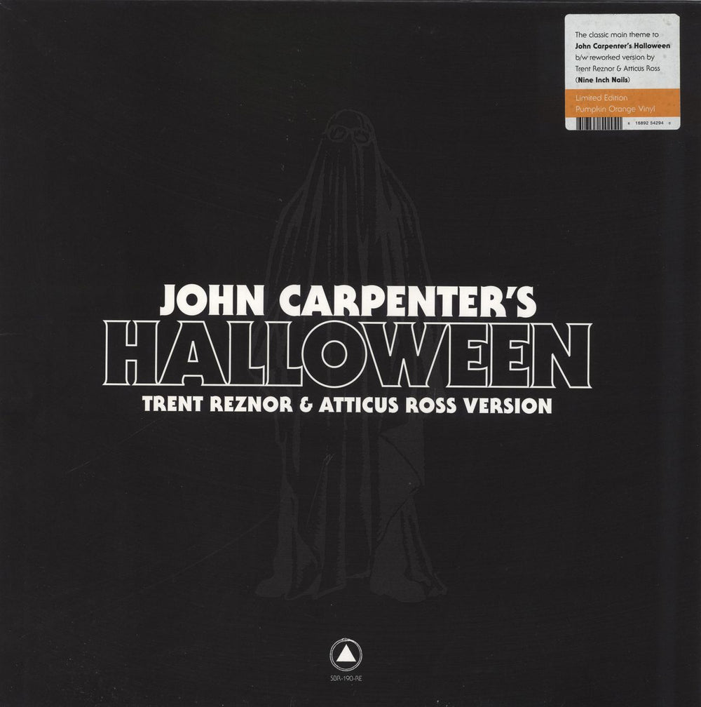 Trent Reznor John Carpenter's Halloween - Orange Vinyl - Corrected UK 12" vinyl single (12 inch record / Maxi-single) SBR-190-RE