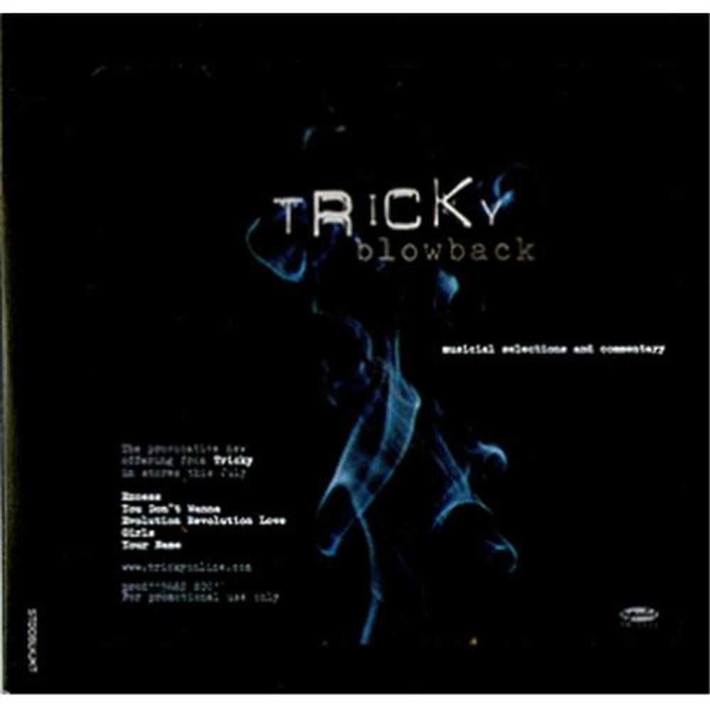 Tricky Blowback US Promo CD album (CDLP) PRCD-11368-2