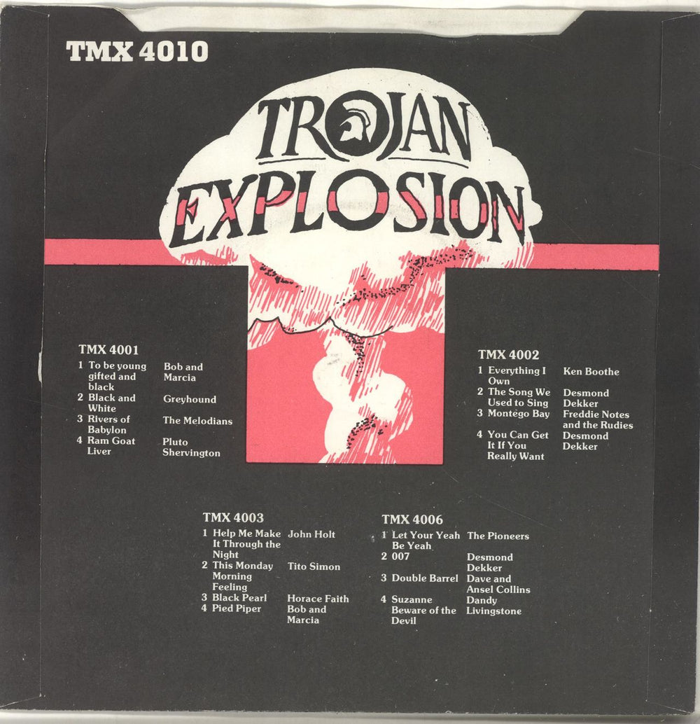 Trojan Records Trojan Explosion Volume 10 UK 7" vinyl single (7 inch record / 45)