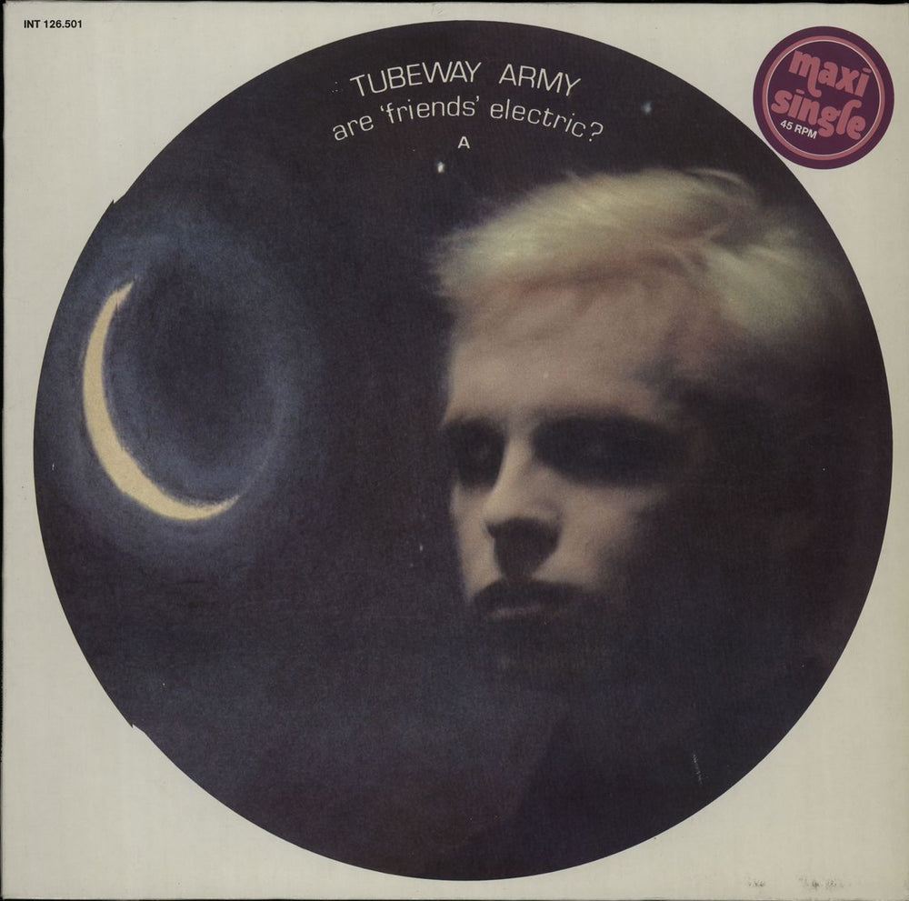 Tubeway Army Are 'Friends' Electric? German 12" vinyl single (12 inch record / Maxi-single) INT126.501