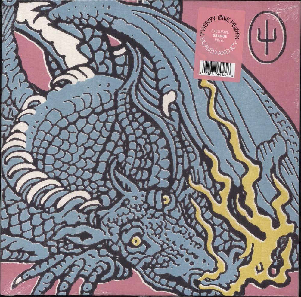 Twenty One Pilots Scaled And Icy - Orange Vinyl - sealed UK vinyl LP album (LP record) 1-667027