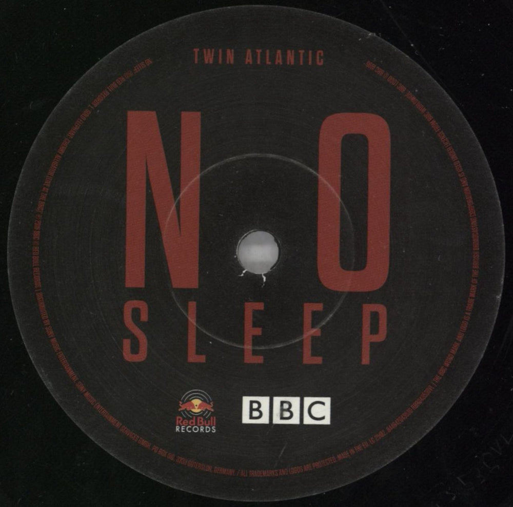 Twin Atlantic No Sleep UK 7" vinyl single (7 inch record / 45) T9707NO822427