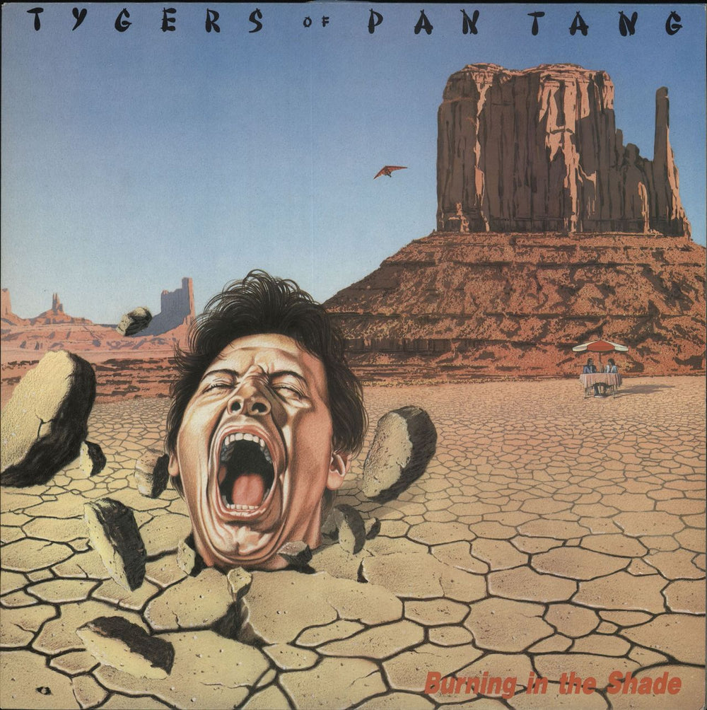 Tygers Of Pan Tang Burning In The Shade UK vinyl LP album (LP record) ZEB10