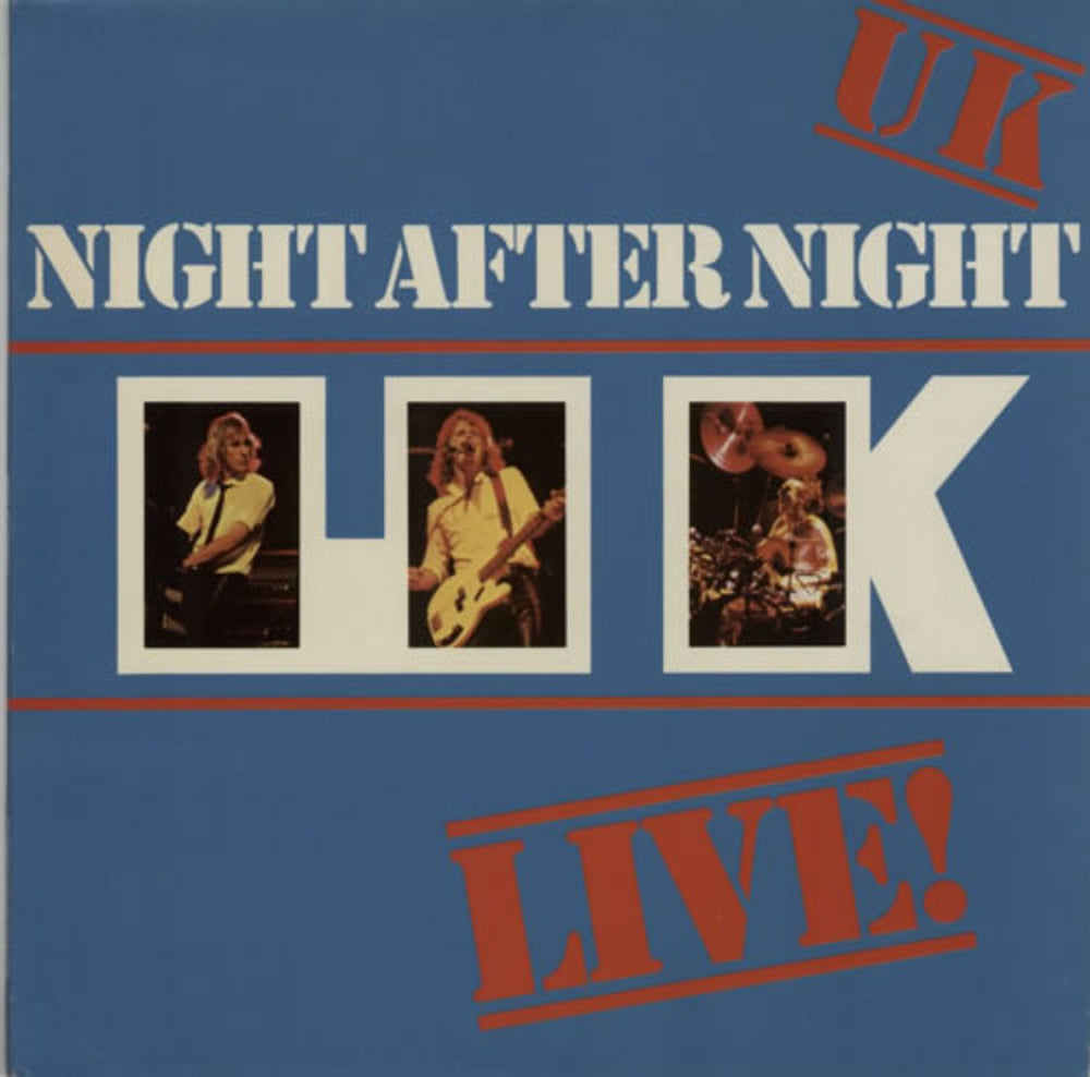 U.K. Night After Night UK vinyl LP album (LP record) POLD5026