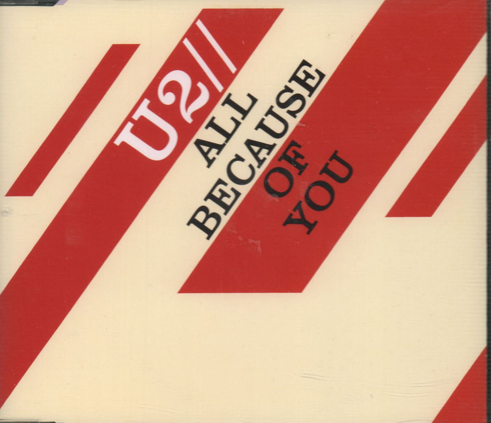 U2 All Because Of You UK Promo CD single (CD5 / 5") CIDDJ906