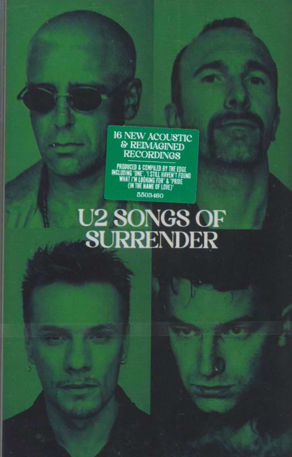 U2 Songs Of Surrender - Green Cassette - Sealed UK cassette album 5503460