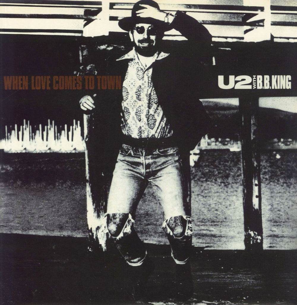 U2 When Love Comes To Town UK 7" vinyl single (7 inch record / 45) IS411