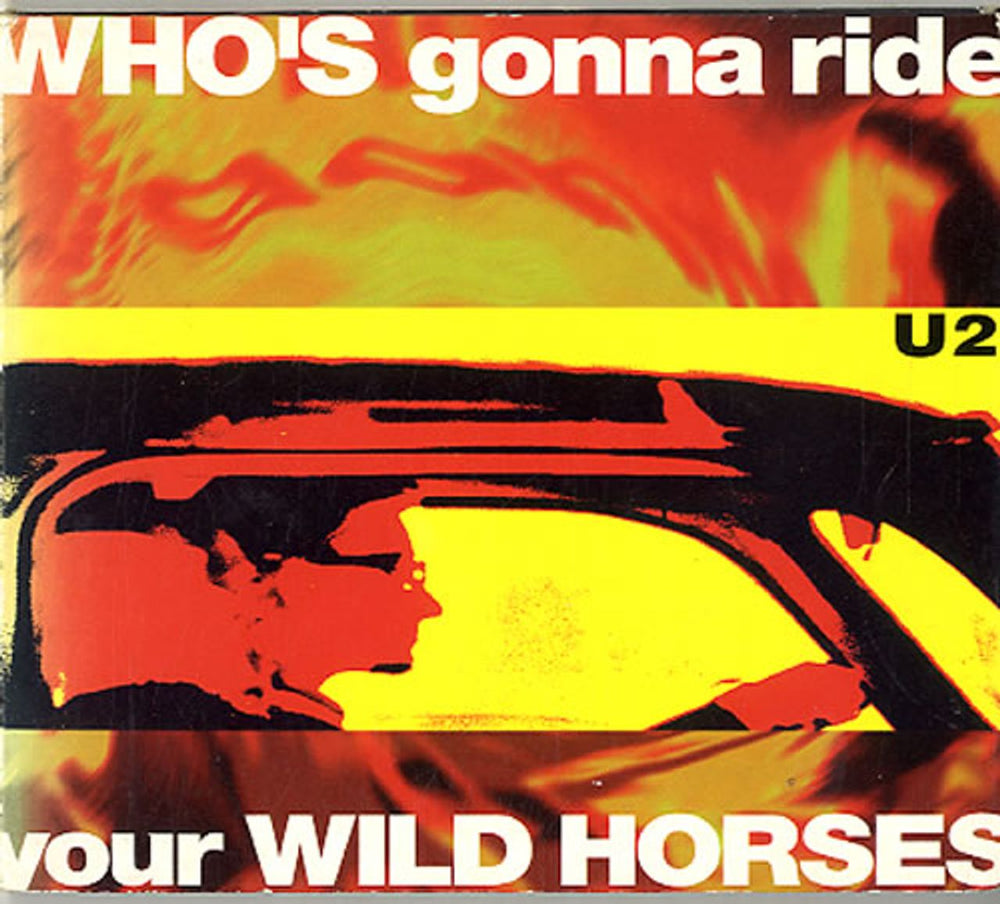 U2 Who's Gonna Ride Your Wild Horses + prints / EX UK CD single (CD5 / 5") CIDX550