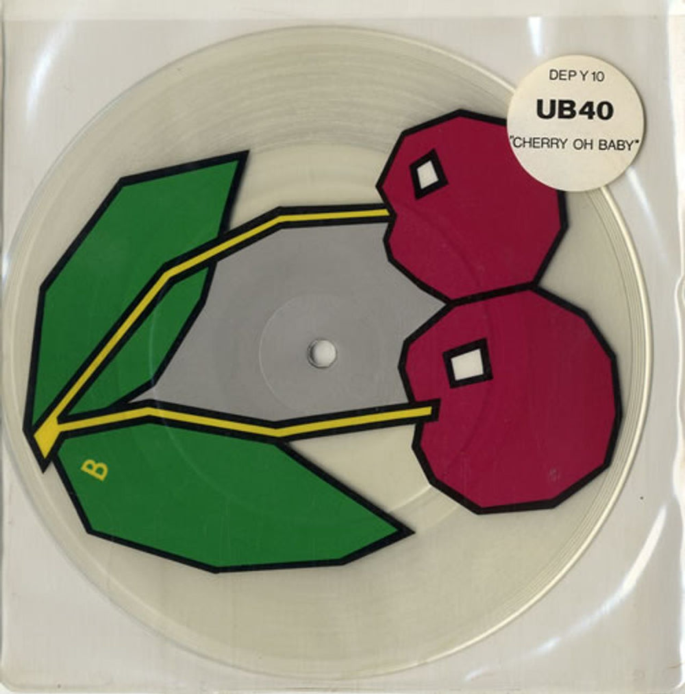 UB40 Cherry Oh Baby UK 7" vinyl picture disc (7 inch picture disc single) DEPY10