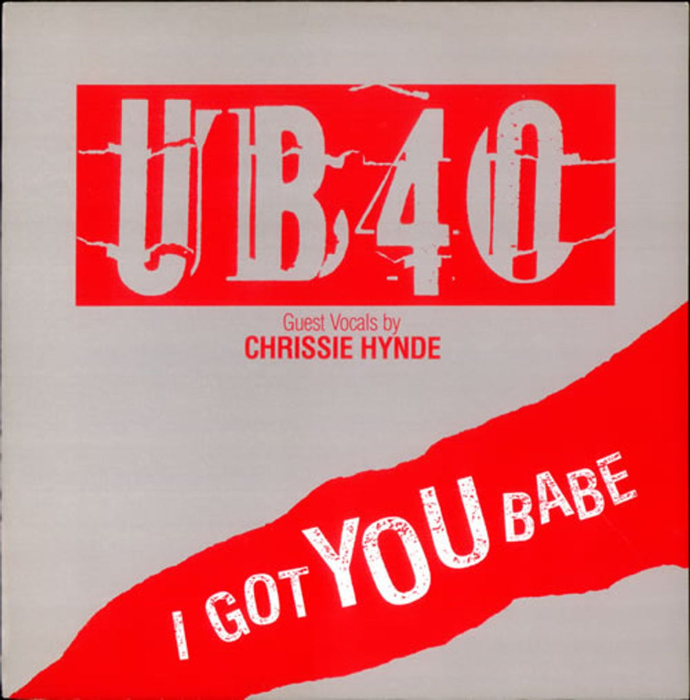 UB40 I Got You Babe UK 12" vinyl single (12 inch record / Maxi-single) DEP20-12