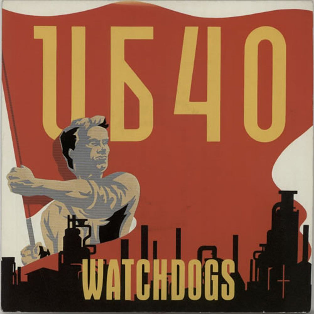 UB40 Watchdogs + Sleeve UK 7" vinyl single (7 inch record / 45) DEP26