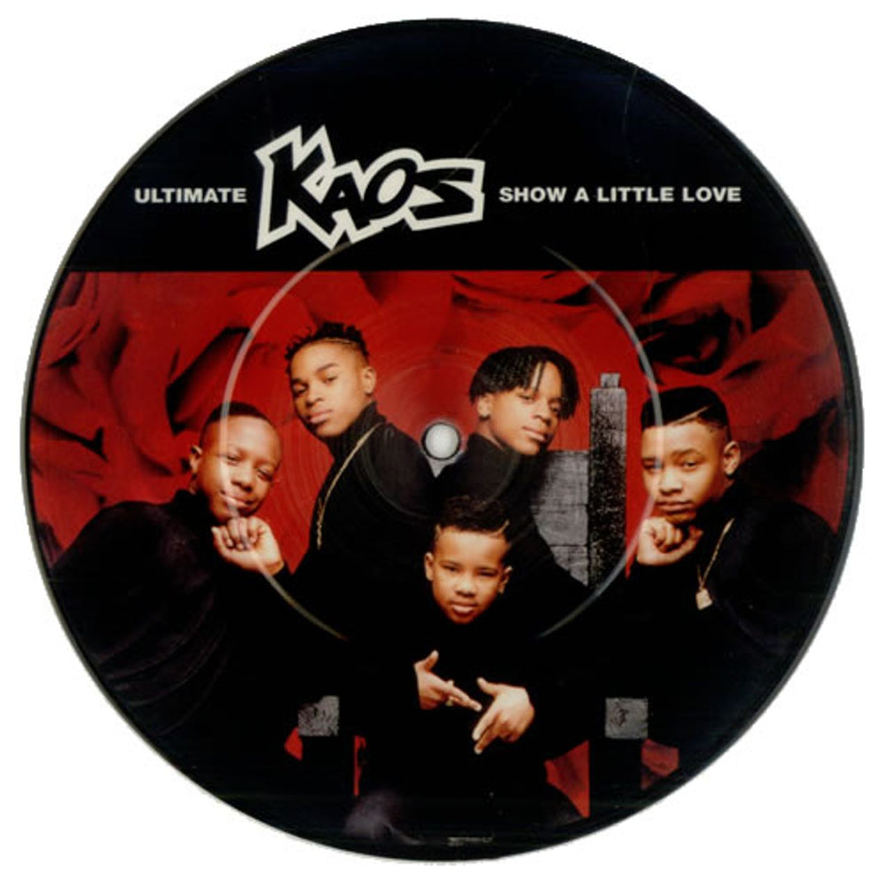 Ultimate Kaos Show A Little Love UK 7" vinyl picture disc (7 inch picture disc single) CARD18