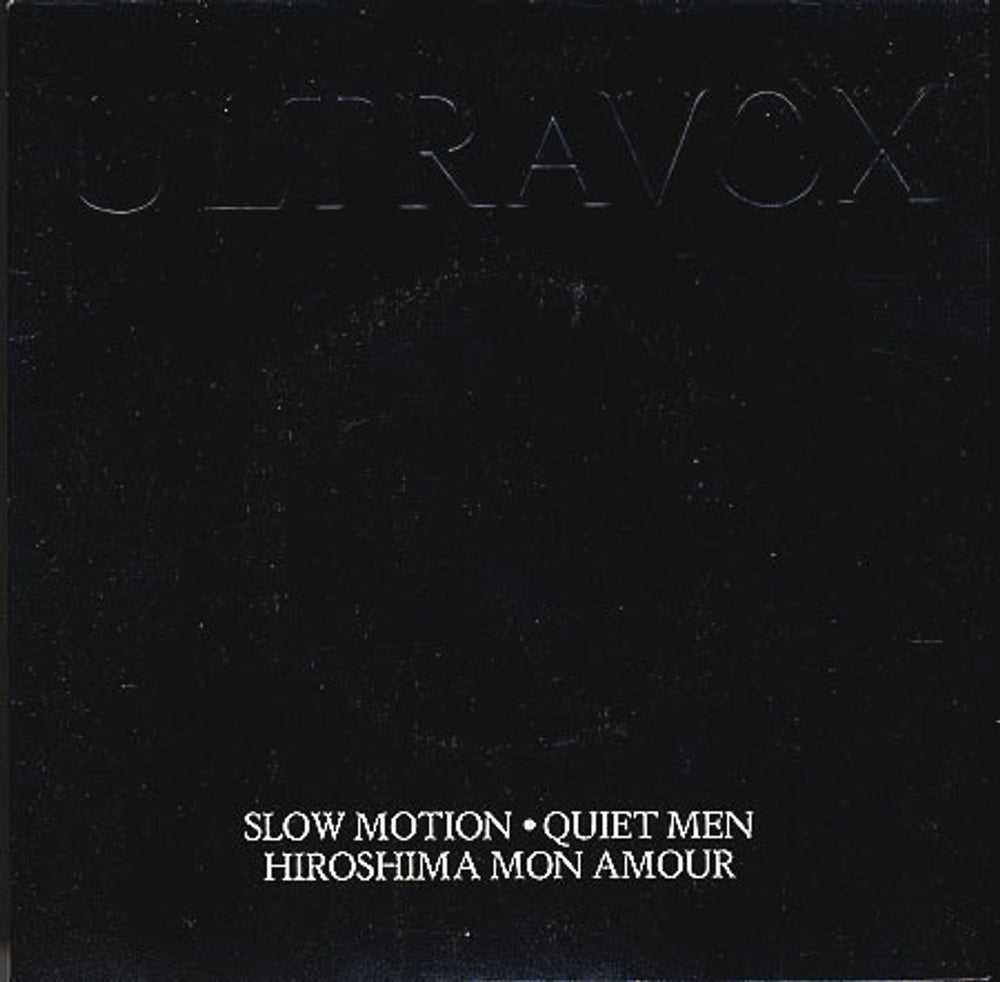 Ultravox Slow Motion UK 7" vinyl single (7 inch record / 45) WIP6691