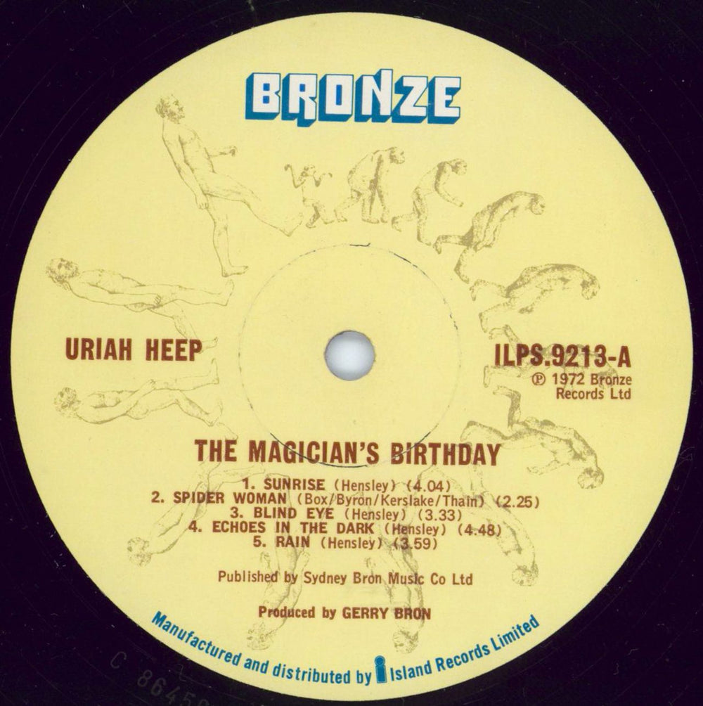 Uriah Heep The Magician's Birthday - 2nd - German Sleeve UK vinyl LP album (LP record) URILPTH772280