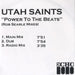 Utah Saints Power To The Beats UK Promo CD-R acetate CD ACETATE