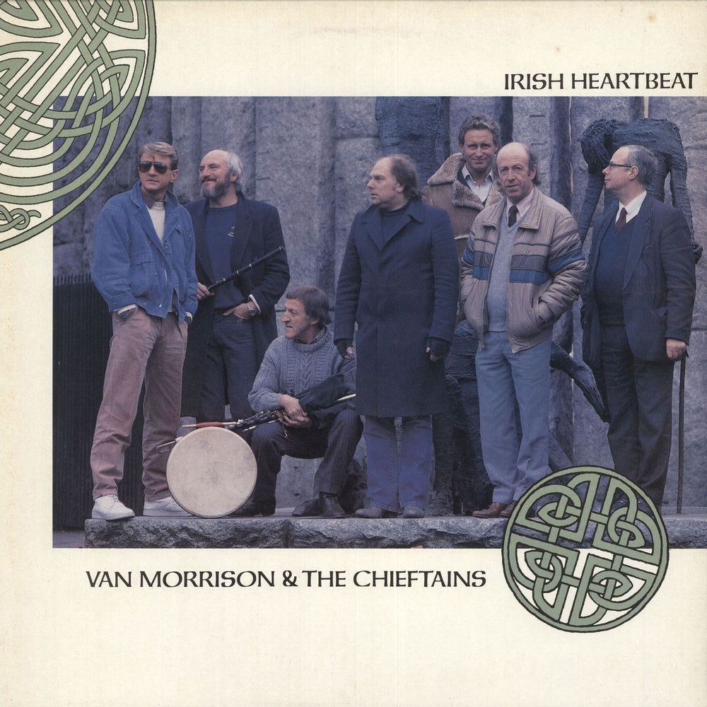 Van Morrison Irish Heartbeat UK vinyl LP album (LP record) MERH124