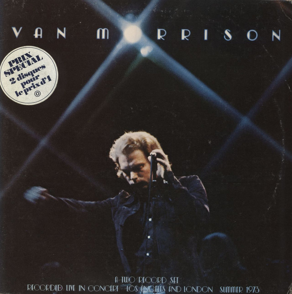 Van Morrison It's Too Late To Stop Now French 2-LP vinyl record set (Double LP Album) 86007