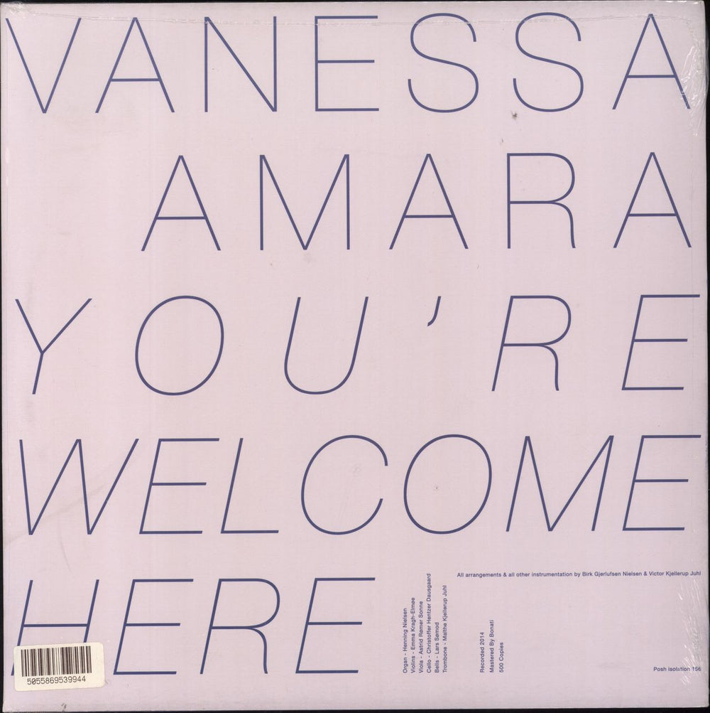 Vanessa Amara You're Welcome Here - Sealed Danish vinyl LP album (LP record) 5055869539944