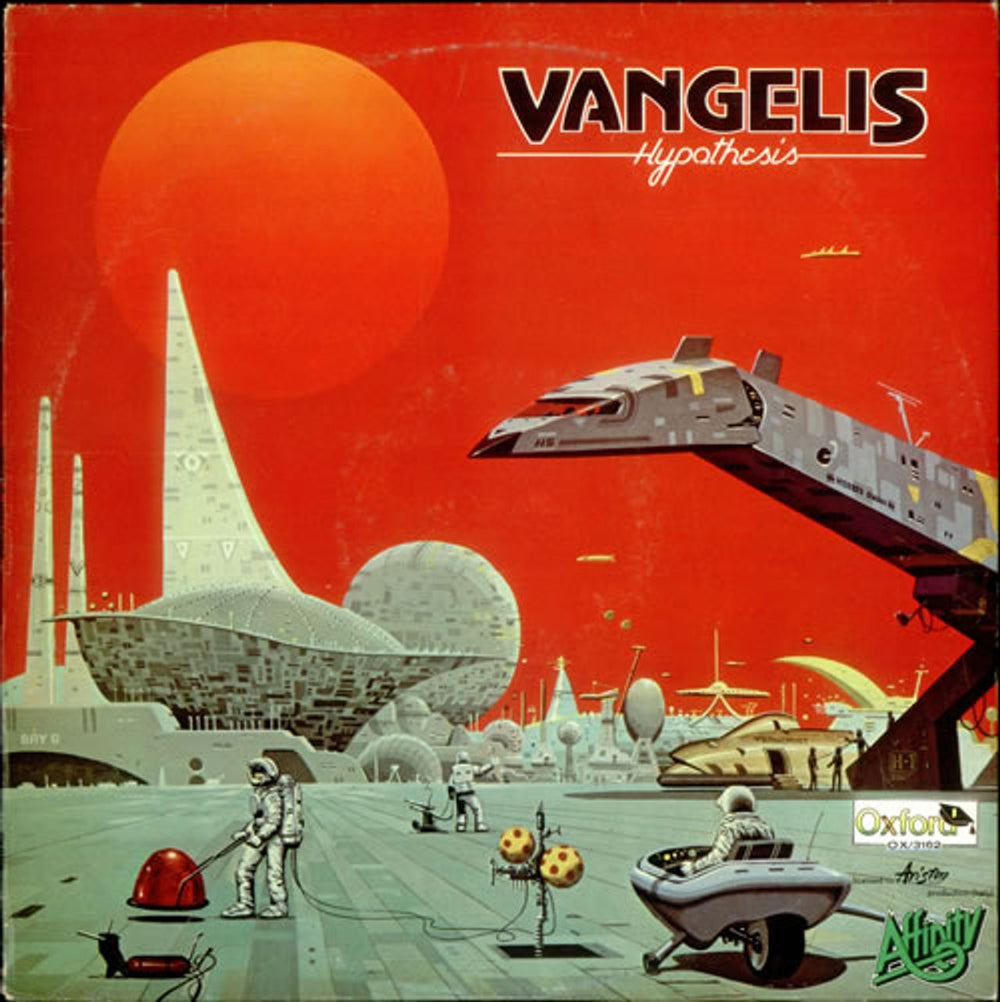 Vangelis Hypothesis Italian vinyl LP album (LP record) OX/3162