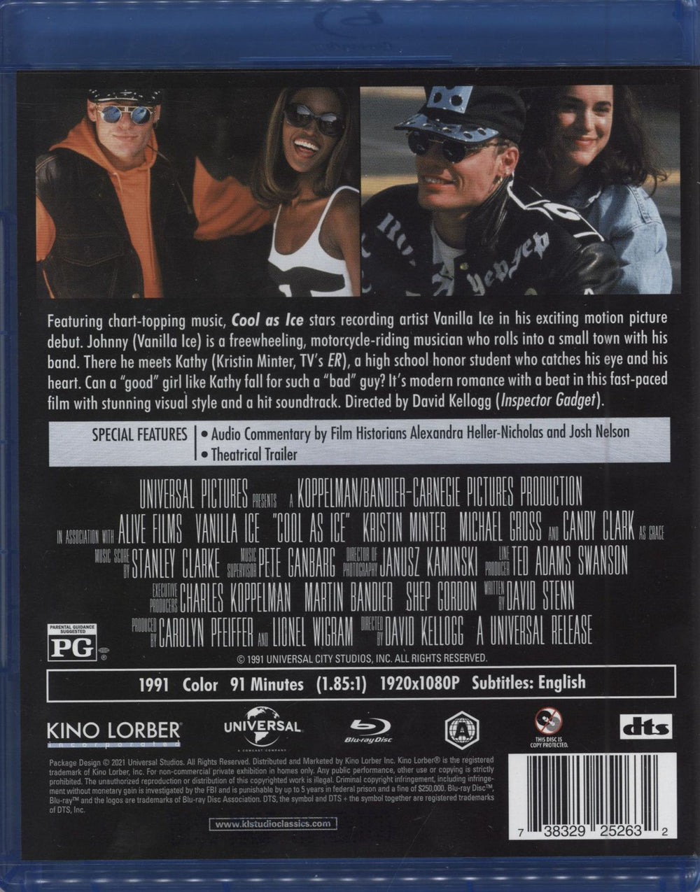 Vanilla Ice Cool As Ice UK Blu Ray DVD 738329252632