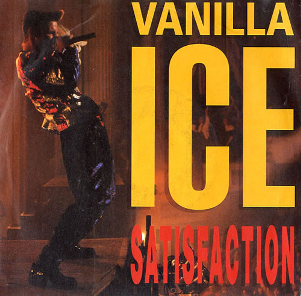 Vanilla Ice Satisfaction UK 7" vinyl single (7 inch record / 45) SBK29