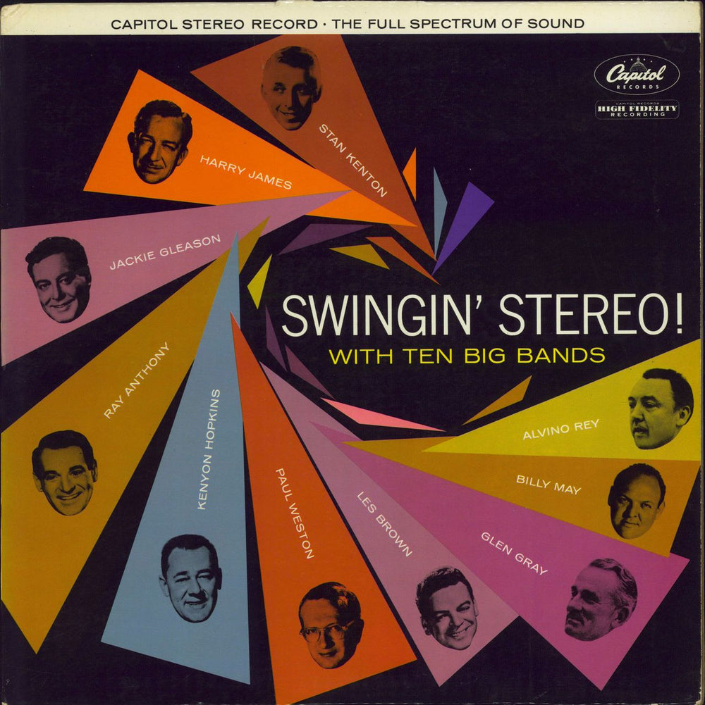 Various-40s/Big Band & Swing Swingin' Stereo! With Ten Big Bands UK vinyl LP album (LP record) SLCT6183