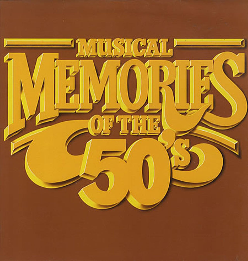 Various-50s/Rock & Roll/Rockabilly Musical Memories Of The 50's UK vinyl LP album (LP record) PBR0001