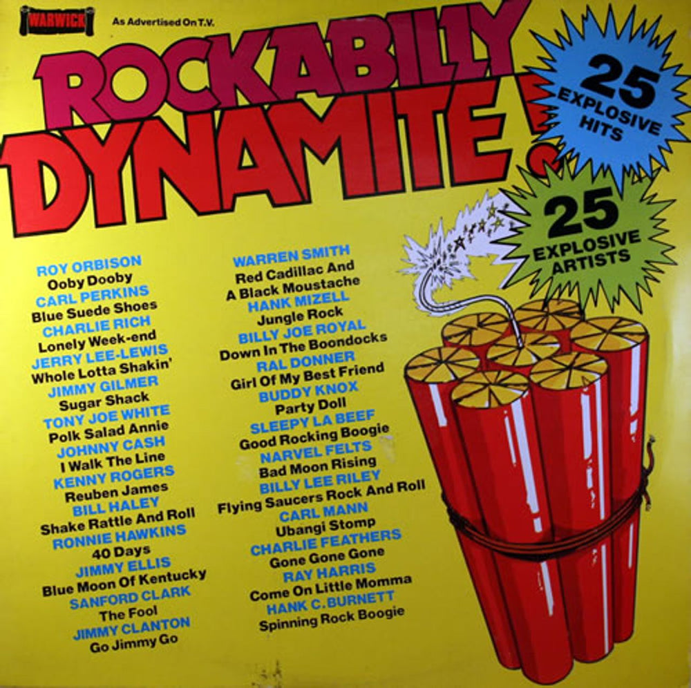 Various-50s/Rock & Roll/Rockabilly Rockabilly Dynamite UK vinyl LP album (LP record) WW5060