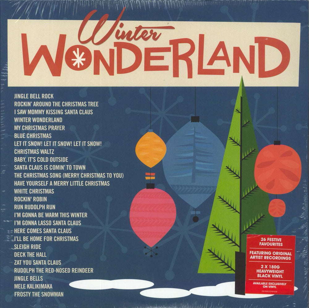 Various-50s/Rock & Roll/Rockabilly Winter Wonderland - 180 Gram - Sealed UK 2-LP vinyl record set (Double LP Album) DEMRECOMP008