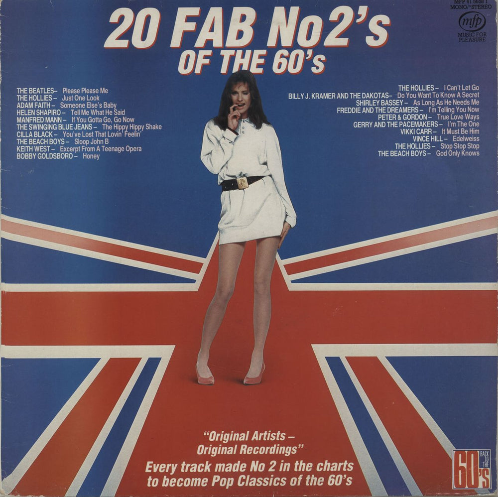 Various-60s & 70s 20 Fabulous No 2's Of The 60's UK vinyl LP album (LP record) MFP4156581