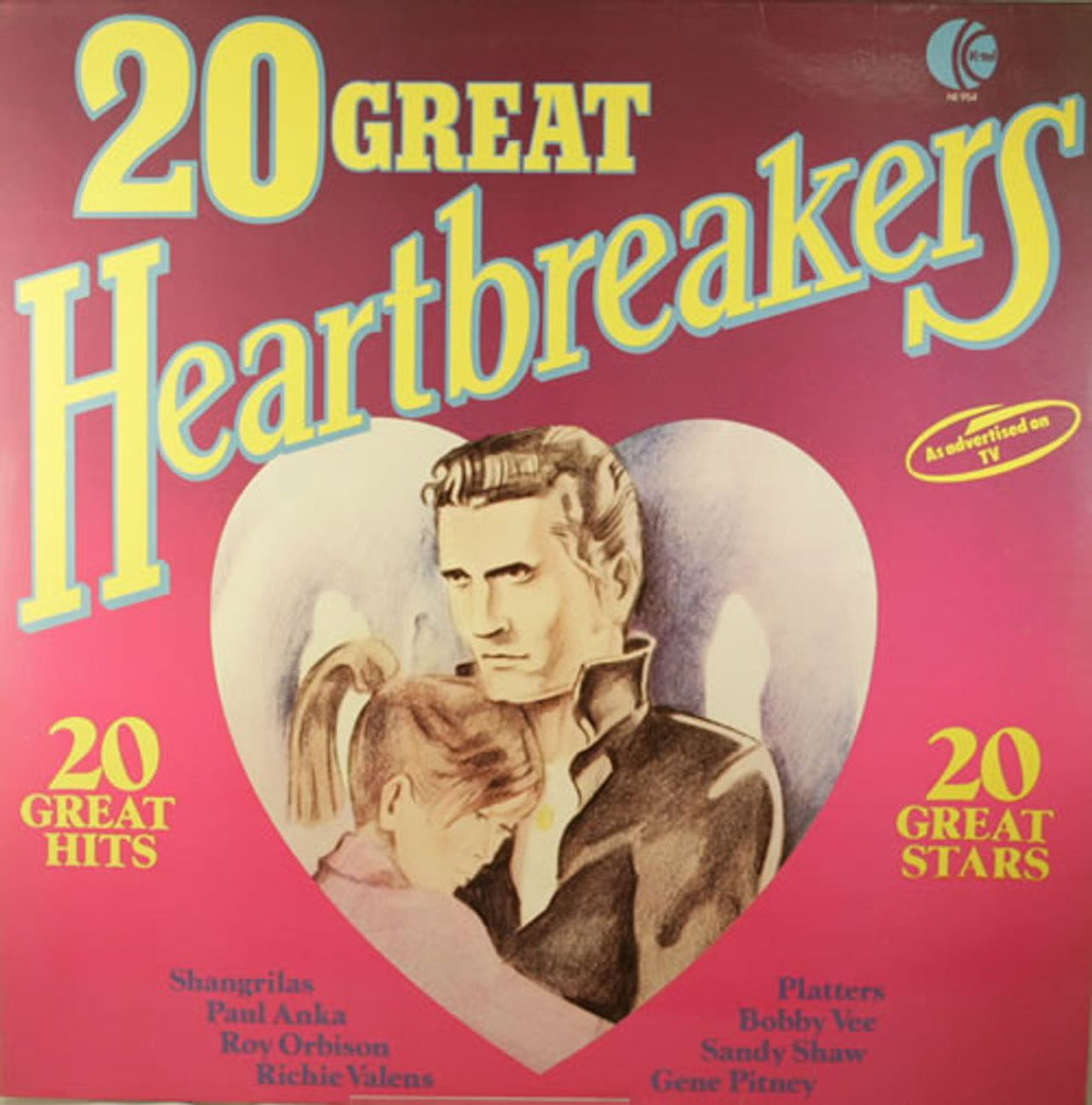 Various-60s & 70s 20 Great Heartbreakers UK vinyl LP album (LP record) NE954